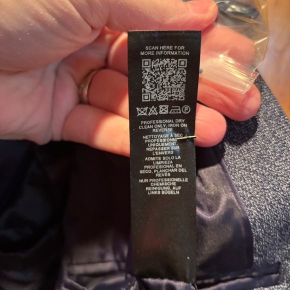 ASOS Design Men's Blazer Suit Jacket on Blue Size 40R NWOT - Picture 6 of 6